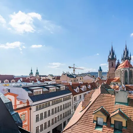 Daire Stupartska - Tyn Church View With Terrace Prag