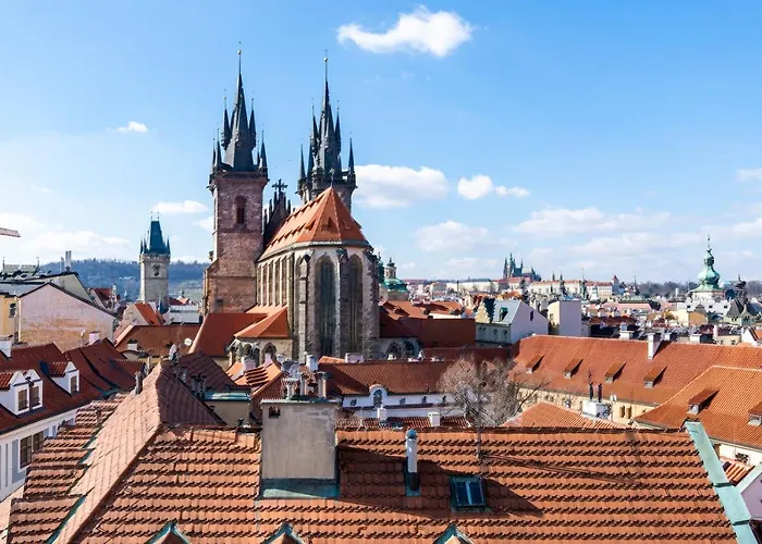 Apartmán Stupartska - Tyn Church View With Terrace *